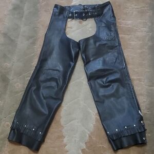 PROTECH* Leather Apparel Motorcycle Chaps